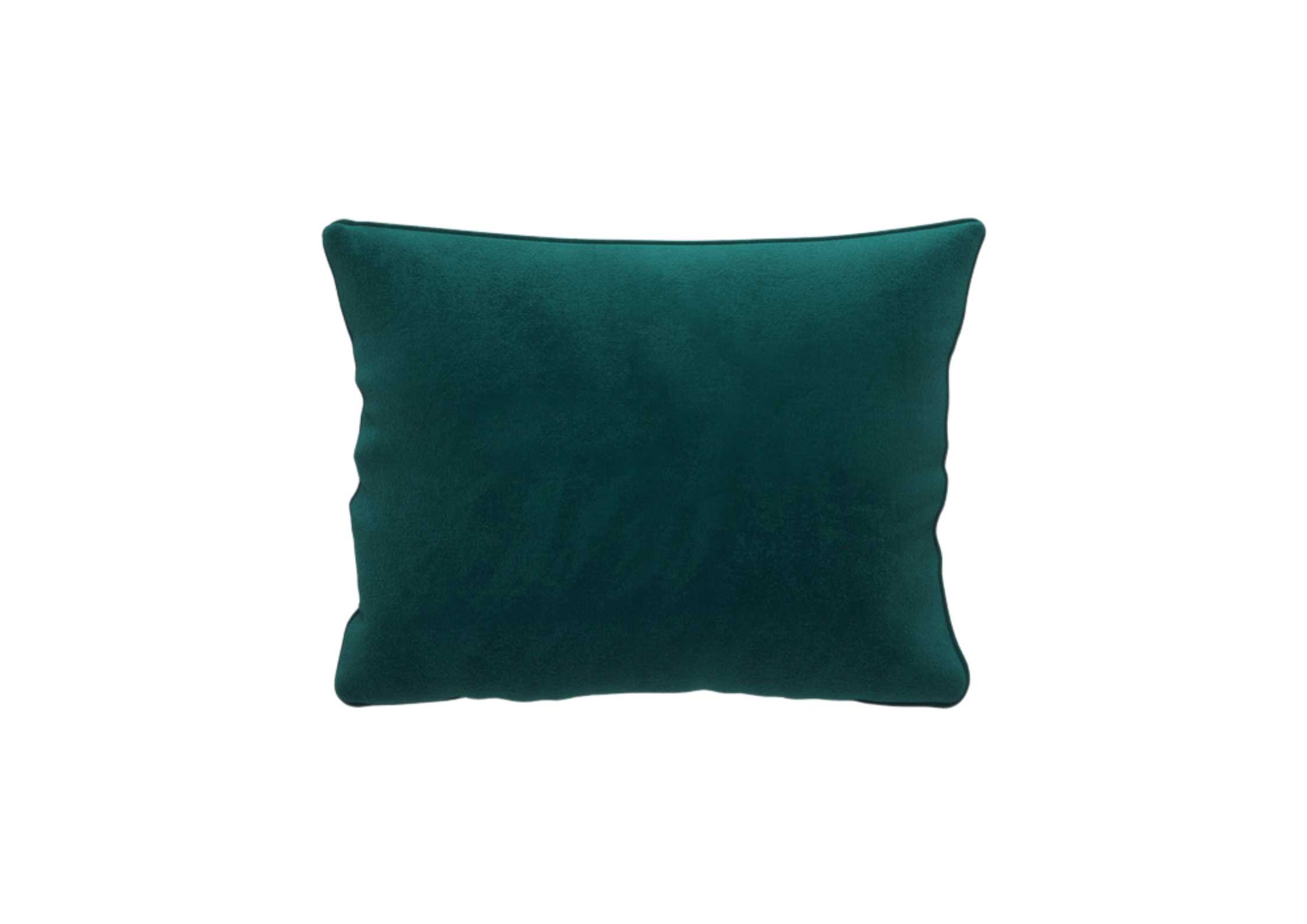 Zielona poszewka 55x40 z przeszyciami